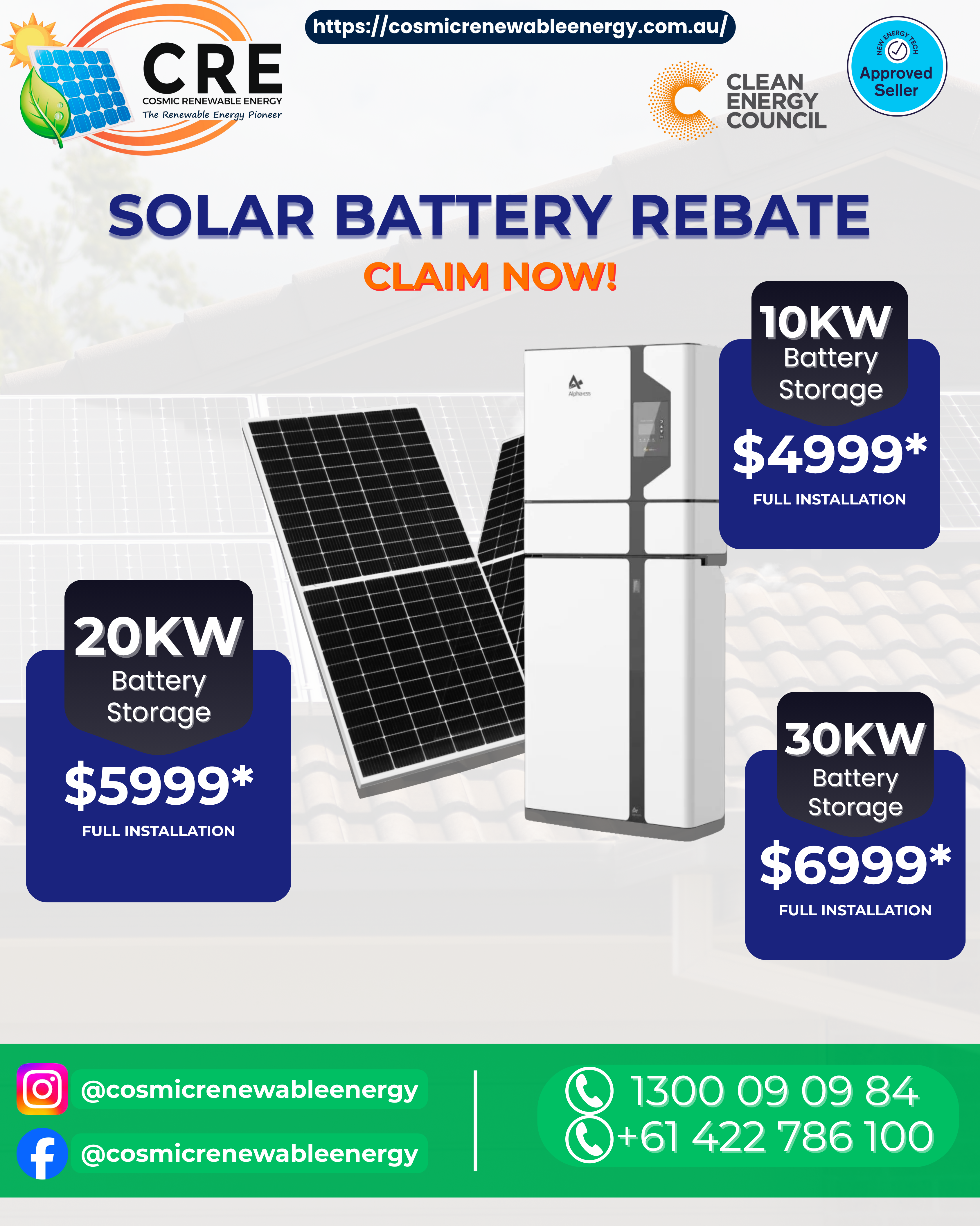 Cosmic Renewable Energy Offer Survey 1