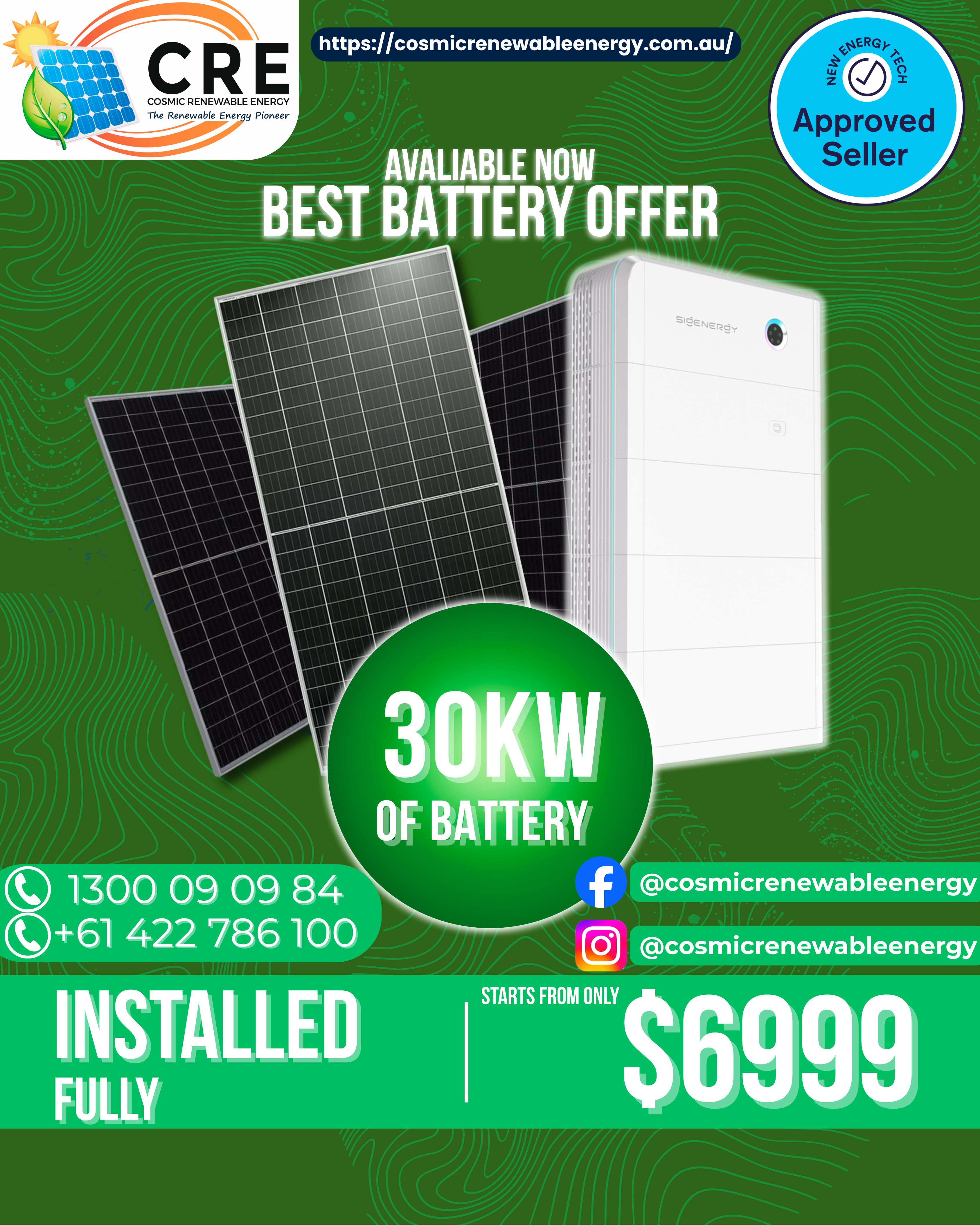 Cosmic Renewable Energy Offer Survey 2